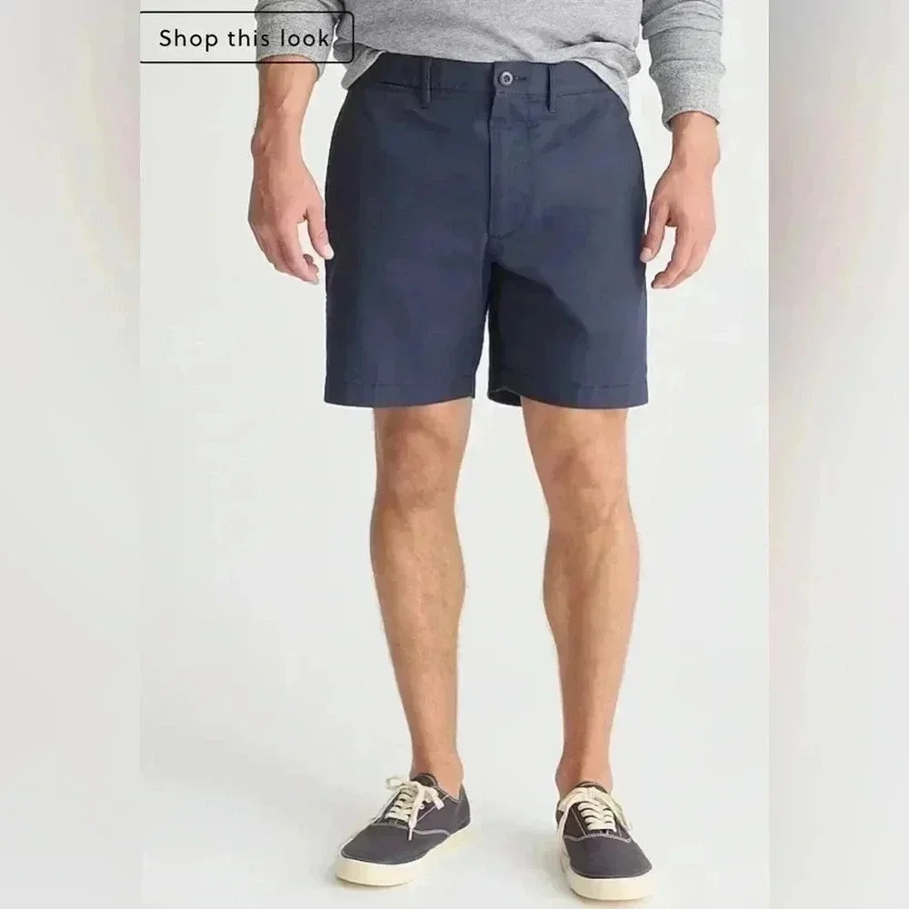 J. Crew 9” MENS stretch chino short size 34